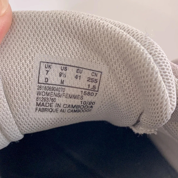 Clarks dusty purple grey wave walk wavewalk size 9.5 athletic walking sneakers - Picture 8 of 8